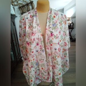 Floral Kimono Cardigan One Size